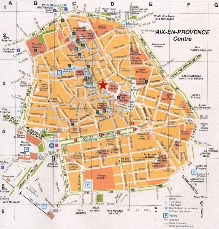 Beau 2 Pieces 70 M2 Au Coeur Du Centre Historique D'Aix En Provence Apartment Aix-en-Provence 0*,